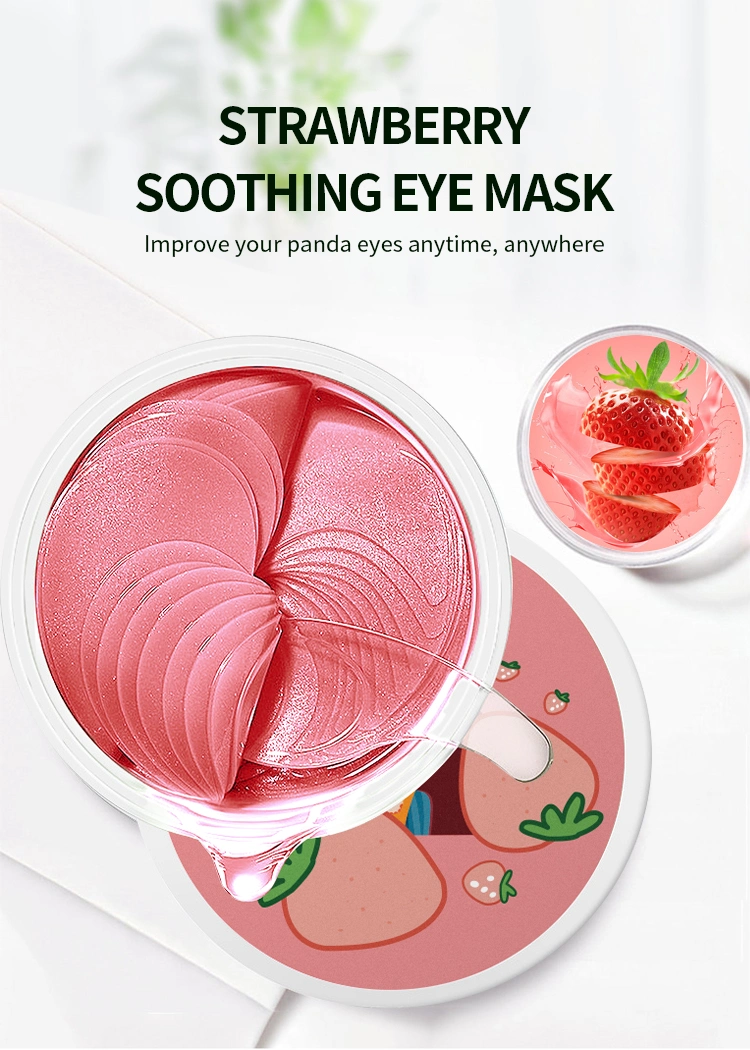 Manufacture Customized Organic Anti Wrinkle Dark Circle Hydrogel Eye Patch