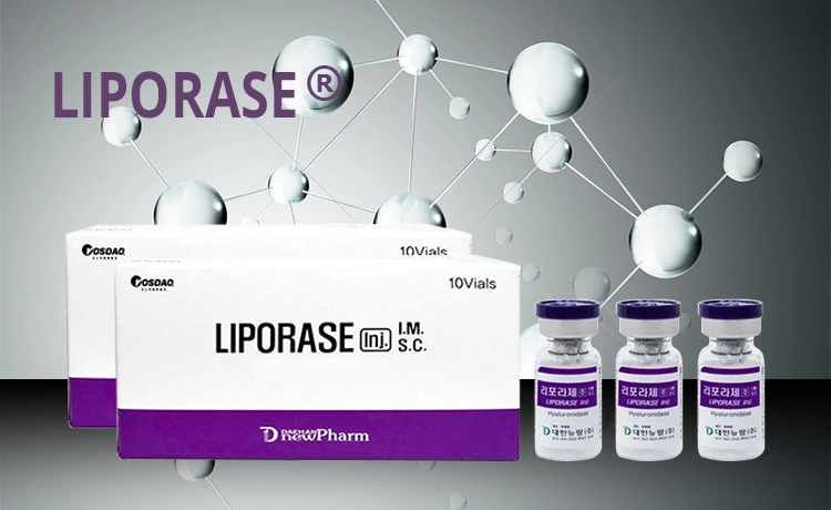 Korean Original Brand Enzyme Removal Ha Hyaluronic Acid Dissolving Liprase Hyaluronidase Dissolving Agent Injection