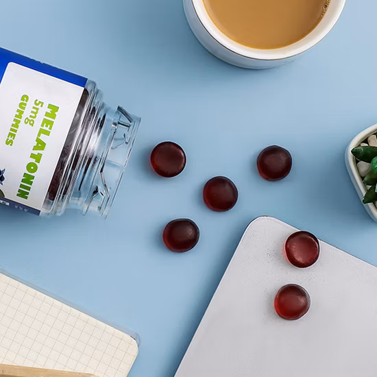 Help Relax Melatonin Gummy Candy Manufacture Vitamin Gummy Sleep Vitamin